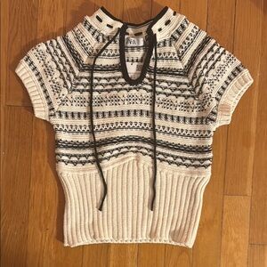 ZARA crochet crop top